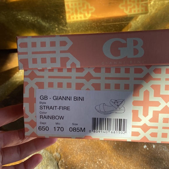 Gianni Bini Straight-Fire Rainbow 8.5 2” 🌈 - Picture 9 of 9